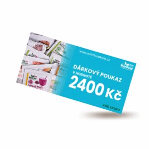 Dárkový poukaz 2 400 Kč (elektronický)