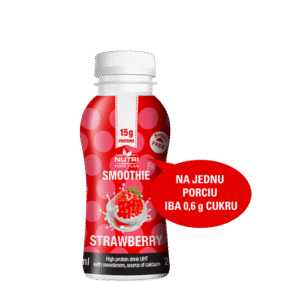 Jahodové proteinové smoothie