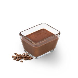 Kávový proteínový pudink