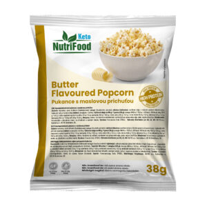 Maslový Keto proteínový popcorn