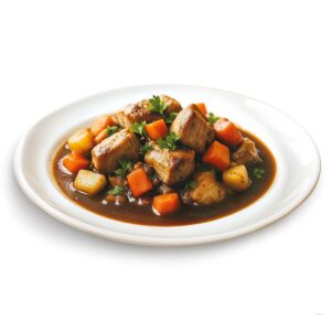 Krůtí maso na burgundský způsob - hotové proteinové hlavní jídlo